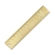 4 strumenti di misurazione righello da disegno retrò in ottone PCS, modello: righello onda 0-15 cm