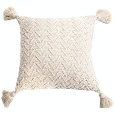 Accessori per la casa Federa a maglia senza nucleo, Dimensioni: 45 x 45 cm (Albicocca di riso)