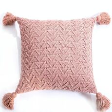 Accessori per la casa Federa a maglia senza nucleo, Dimensioni: 45 x 45 cm (polvere di gomma)