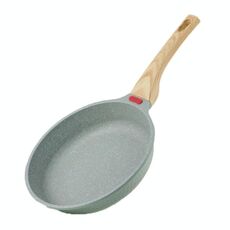 Maifan Stone Padella antiaderente con fondo piatto per bistecca per uso domestico per fornello a induzione, dimensioni: 28 cm (senza coperchio)
