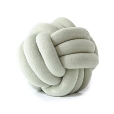 Cuscino a sfera annodato a mano, dimensioni: diametro: 25 ~ 30 cm (matcha)