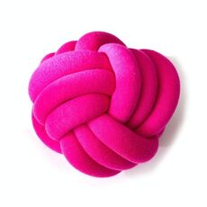 Cuscino a sfera annodato a mano, dimensioni: diametro: 25 ~ 30 cm (rosa rosa)