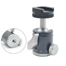 BH-902 Mini treppiede da tavolo in lega di alluminio Mini testa a sfera da 360 gradi Treppiede inclinabile da 90 gradi