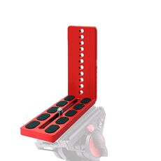 Supporto per base staffa piastra a sgancio rapido a scatto verticale rosso 125A