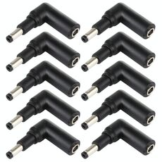 10 PCS da 4,5 x 3,0 mm femmina a 4,8 x 1,7 mm connettore adattatore a gomito maschio