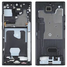 Per Samsung Galaxy Note20 Ultra SM-N985F Cornice con cornice centrale con parti (nero)