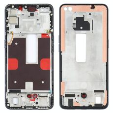 Per OPPO Reno4 5G PDPM00, PDPT00, CPH2091 Alloggiamento anteriore Cornice cornice LCD (nero)