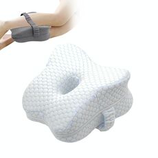 Memory Foam incinta donna gamba pastiglie per adulti ginocchio di bellezza gamba di bellezza cuscino (Tencel blu)
