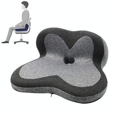 Memory Foam Petal cuscino da ufficio Sedia da ufficio Casa Auto Cuscino Seggiolino per auto, Dimensioni: senza sacchetto di stoccaggio (grigio stellato)