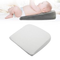 Memory Foam Infant Triangle Pendio Cuscino Donne incinte Donne neonato Cuscino infermieristico, Colore: Diamond Lattice Bianco