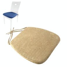 Memory Foam Addensare Sgabello Sgabello Cuscino Divano Window Sill Bay Window Seat Cushion, Colore: Bandaggio DOT (cammello)