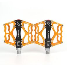 Pedale per bicicletta Pedale per mountain bike in lega di alluminio Pedale per palin Pedale antiscivolo (901 giallo)