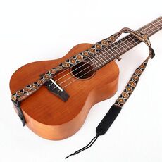 Accessori per strumenti musicali a treccia per chitarra con cinturino ukulele da 2 pezzi