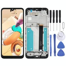 Schermo LCD TFT per LG K41s LMK410EMW, LM-K410EMW, LM-K410 con digitalizzatore Full Assembly0 (nero)