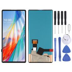 Schermo LCD originale per LG Wing 5G LMF100N / LM-F100N / LM-F100V con assemblaggio completo di digitalizzatore