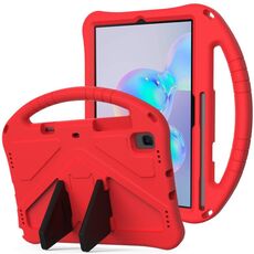 Custodia protettiva anti caduta per Galaxy Tab S6 T860 / T865 EVA con supporto (rosso)