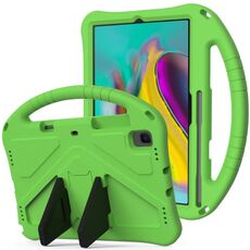 Custodia protettiva anti caduta per Galaxy Tab S5e T720 / T725 EVA con supporto (verde)