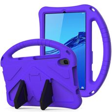 Per Huawei MediaPad M5 Lite 8 Guscio protettivo anti caduta piatto EVA con supporto (viola)