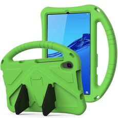 Per Huawei MediaPad M5 Lite 8 Guscio protettivo anti caduta piatto EVA con supporto (verde)