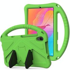 Per Huawei MatePad T8 EVA Custodia protettiva anti caduta piatta con supporto (verde)