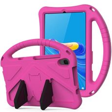Per Huawei MediaPad M6 8.4 Guscio protettivo anti caduta piatto EVA con supporto (RedRose)