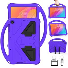 Per Huawei Enjoy Tablet 2 10.1 Guscio protettivo anti caduta piatto EVA con supporto (viola)
