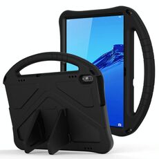 Per Huawei MediaPad T5 10.1 Guscio protettivo anti caduta piatto EVA con supporto (nero)