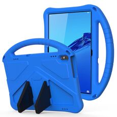 Per Huawei MediaPad T5 10.1 Guscio protettivo anti caduta piatto EVA con supporto (blu)