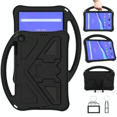 Per Lenovo Tab M10 TB-X505F Guscio protettivo anti caduta piatto EVA con supporto (nero)