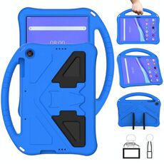 Per Lenovo Tab M10 TB-X505F Guscio protettivo anti caduta piatto EVA con supporto (blu)
