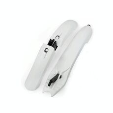 Fender per biciclette con fanale posteriore a LED Fender mountain bike a rilascio rapido 26 pollici Accessori da equitazione (bianco)