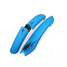 Fender per biciclette con fanale posteriore a LED Fender mountain bike a rilascio rapido 26 pollici Accessori da equitazione (blu)