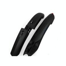 Fender per biciclette con fanale posteriore a LED Fender mountain bike a rilascio rapido 26 pollici Accessori da equitazione (nero)
