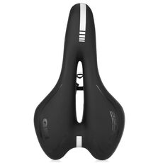 Seggiolino per bicicletta in silicone Sella per mountain bike Cuscino per sedile Comodo accessori per biciclette Attrezzatura (nero)
