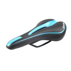 Sella per mountain bike Cuscino per seggiolino auto pieghevole per bici da strada Attrezzatura da ciclismo, colore: nero blu (senza standard)
