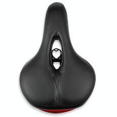 Cuscino per bicicletta con lampada Sella per bicicletta Sella per mountain bike (nero)