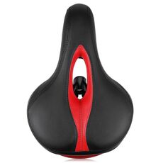 Cuscino per bicicletta con lampada Sella per bicicletta Sella per mountain bike (rosso)