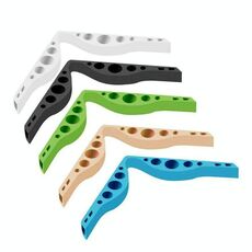 10 pezzi maschera naso clip ponte indossare occhiali striscia di silicone sigillante anti-appannamento, consegna a colori casuali