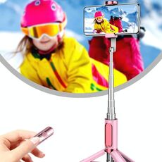 Asta per selfie Bluetooth Y202 con fotocamera per selfie per telefono cellulare con cavalletto da pavimento