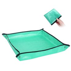 2 pz 100x100 cm PE a casa giardinaggio piantatura operazione opaco mat verde pianta cambiando pentola miscelazione del terreno impermeabile impermeabile