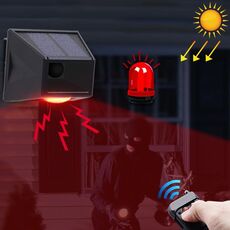 N911F 129dB Telecomando senza fili con luce solare a induzione del corpo umano