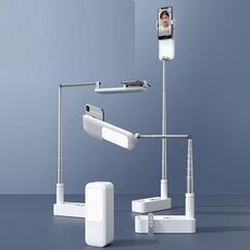 V6 1.3m Staffa per trasmissione in diretta wireless Beauty Fill Light Staffa pieghevole multifunzione per esterni