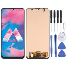 Schermo LCD OLED per Samsung Galaxy M30 SM-M305 con assemblaggio completo di digitalizzatore