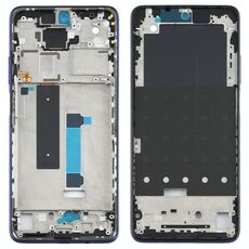 Piastra cornice cornice LCD alloggiamento anteriore originale per Xiaomi Redmi Note 9 Pro 5G M2007J17C (blu)