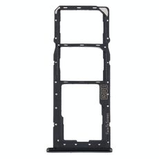 Vassoio scheda SIM + vassoio scheda SIM + vassoio scheda micro SD per Motorola One (P30 Play) XT1941 (nero)