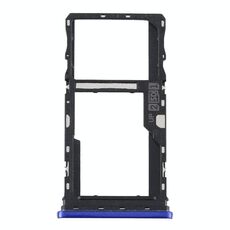 Vassoio scheda SIM + vassoio scheda SIM / vassoio scheda micro SD per Motorola Moto G9 Play / Moto G9 (India) (blu)