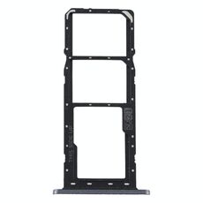 Vassoio scheda SIM + vassoio scheda SIM + vassoio scheda micro SD per Motorola Moto E6 Plus / Moto E6s (2020) / AGA0004 / PAGA0004IN / PAGA0033IN / PAGA0033 (grigio)