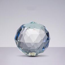 Round Crystal Photography Primo piano Blur Film e puntelli televisivi