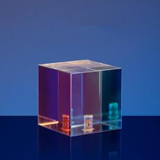 Square Coating Upgrade Crystal Photography Foreground Blur Film and Television Props