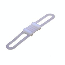 10 PCS High Elastic Silicone Cingeps Bicycle Strap Fisso Trave leggera per auto, Dimensioni: taglia unica (traslucido)